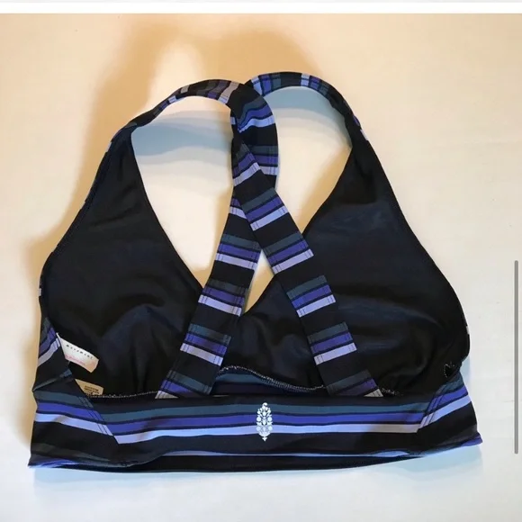 Free People Multicolor V-Neck Sports Bra - Picture 4 of 5